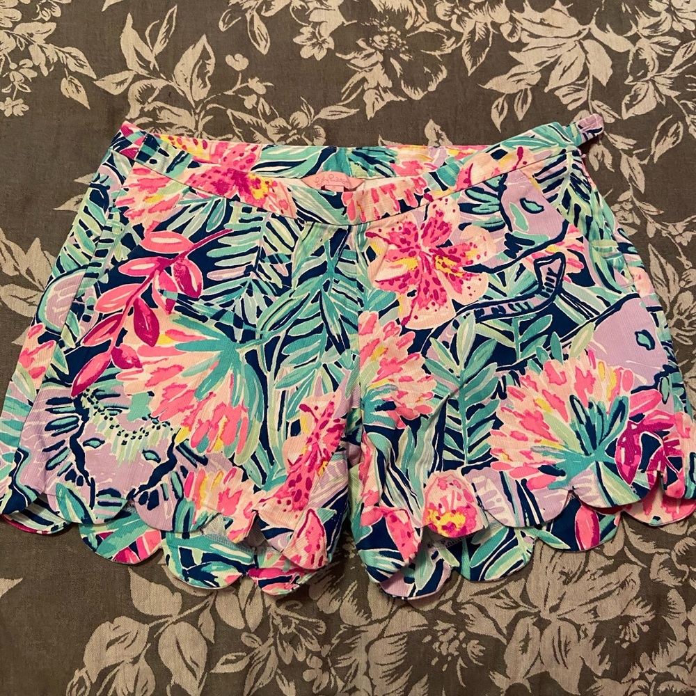 Lilly Pulitzer Scalloped Shorts